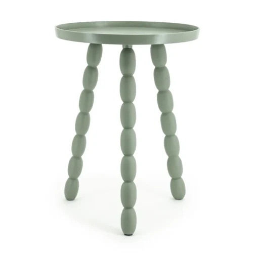 Ronde Bijzettafel Bean 35cm - Groen - Afbeelding 2