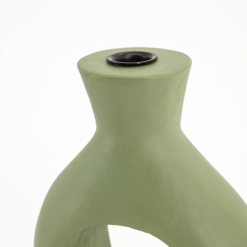 Kaarsenhouder Torch Groen - 30 cm - Afbeelding 3