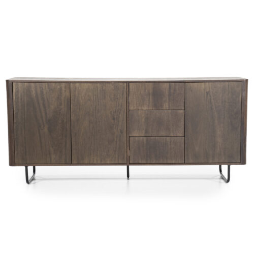 Dressoir James Mangohout 180cm - Bruin - Afbeelding 2