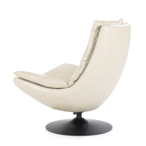 Fauteuil Sven Leder - Beige - Afbeelding 17