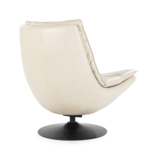 Fauteuil Sven Leder - Beige - Afbeelding 14