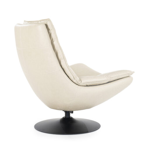 Fauteuil Sven Leder - Beige - Afbeelding 13