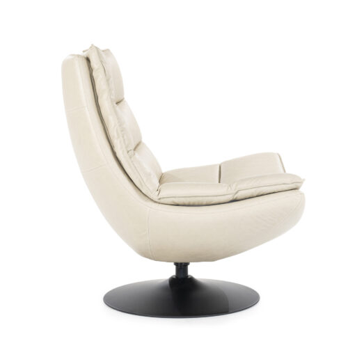 Fauteuil Sven Leder - Beige - Afbeelding 6