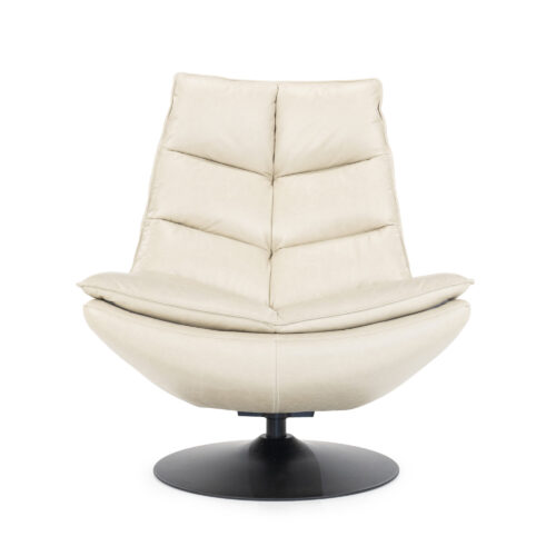 Fauteuil Sven Leder - Beige - Afbeelding 3