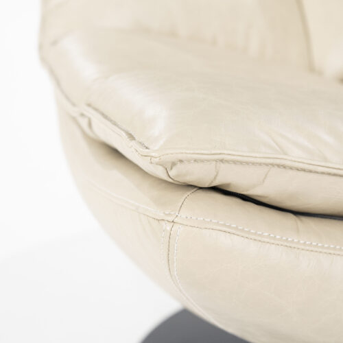 Fauteuil Sven Leder - Beige - Afbeelding 12