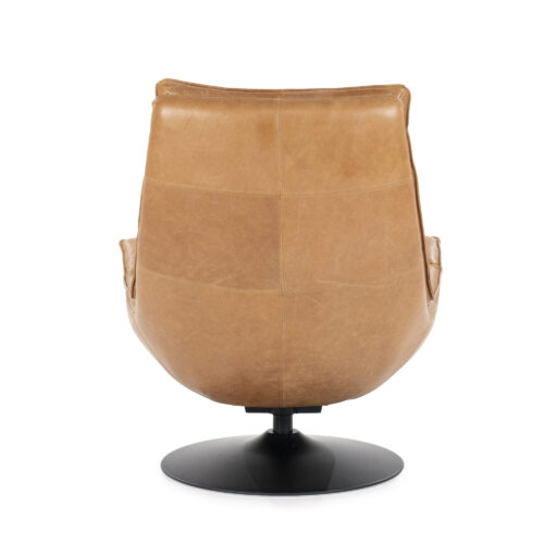 Fauteuil Sven Leder - Cognac - Afbeelding 7