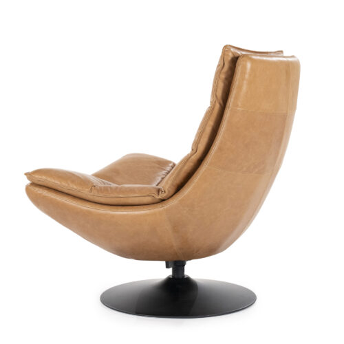 Fauteuil Sven Leder - Cognac - Afbeelding 6