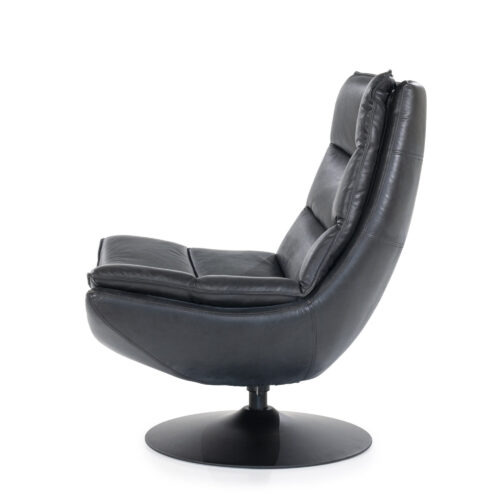 Fauteuil Sven Leder - Zwart - Afbeelding 18