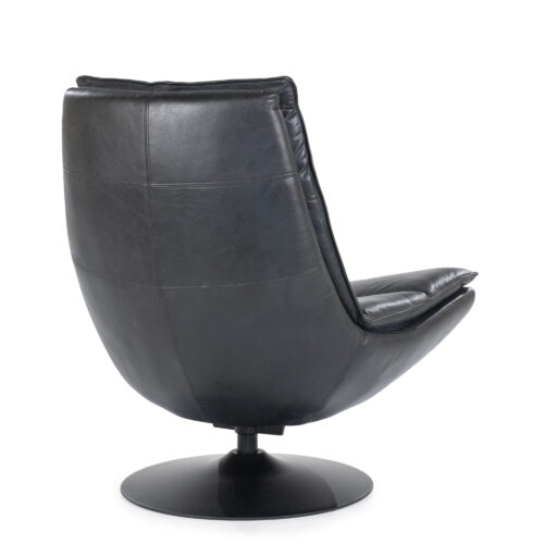 Fauteuil Sven Leder - Zwart - Afbeelding 14