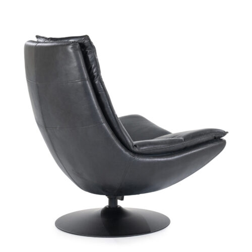 Fauteuil Sven Leder - Zwart - Afbeelding 13