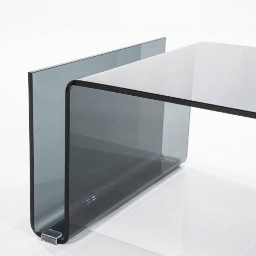 Salontafel Shadow Glas 120 x 60 cm - Grijs - Afbeelding 4