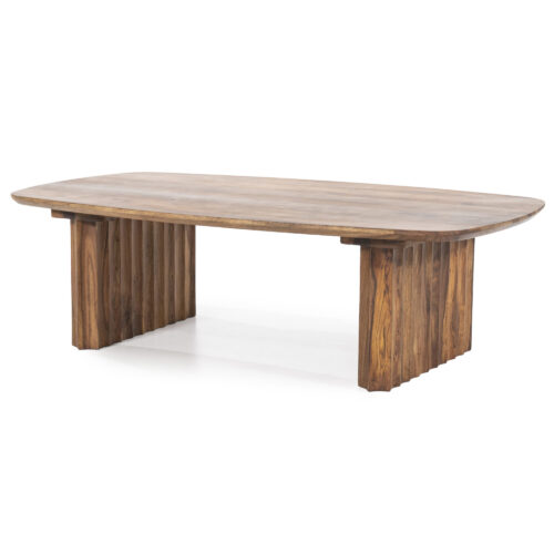 Salontafel Alexander Deens Ovaal Sheesham hout - 130 x 70cm