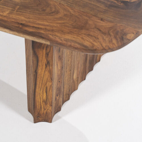 Salontafel Alexander Deens Ovaal Sheesham hout - 130 x 70cm - Afbeelding 5