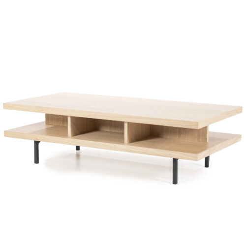 Salontafel Thomas Eikenhout 120 x 60cm - Naturel - Afbeelding 3