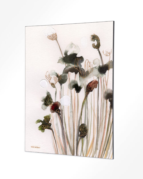 Wandkleed Pastel Flowers 2 - zelf samenstellen - Afbeelding 2