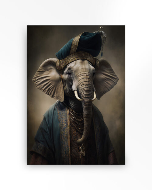 Wandkleed Elephant - zelf samenstellen - Afbeelding 2