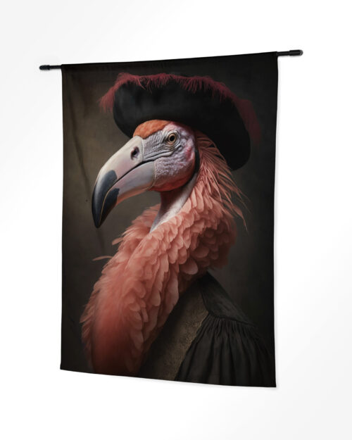 Wandkleed Flamingo - zelf samenstellen