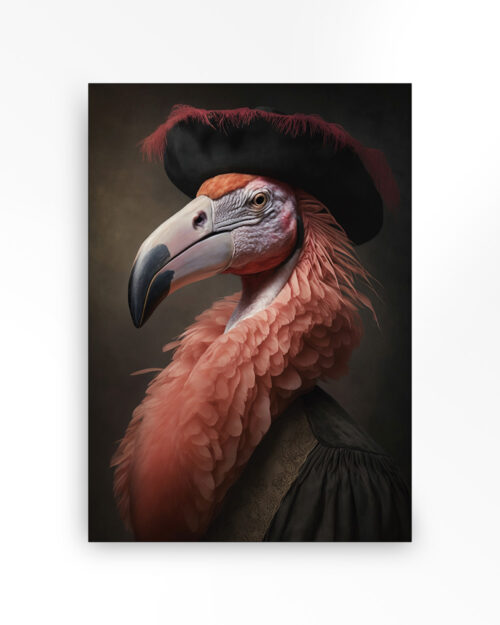 Wandkleed Flamingo - zelf samenstellen - Afbeelding 2