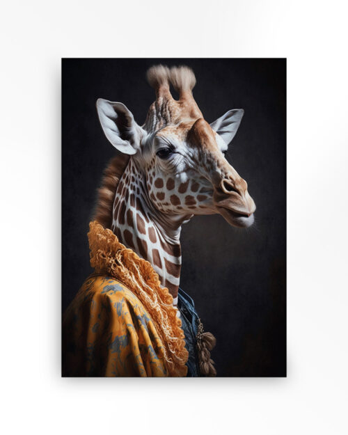 Wandkleed Giraffe - zelf samenstellen - Afbeelding 2