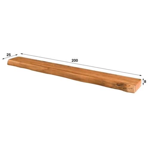 Wandplank/ TV-Meubel Tree Acaciahout - 200cm - Afbeelding 7