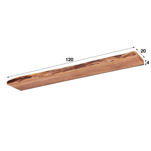 Wandplank Edge Acaciahout - 120cm - Afbeelding 5