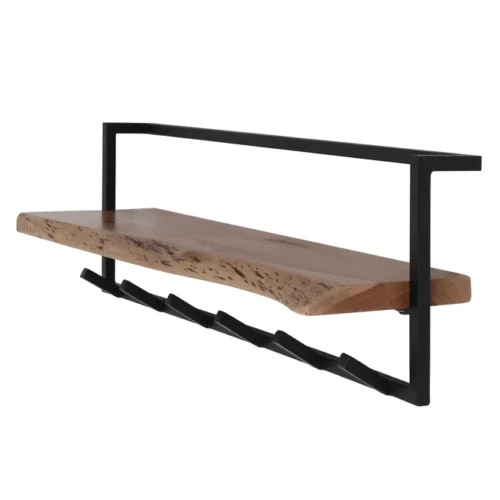 Kapstok Edge Shelve met 6 haken en Plank - Afbeelding 7