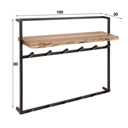 Kapstok Air Solid met 12 haken en Plank - Afbeelding 4