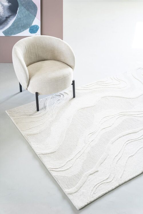 Vloerkleed Soil - Off White 160x230cm - Afbeelding 3