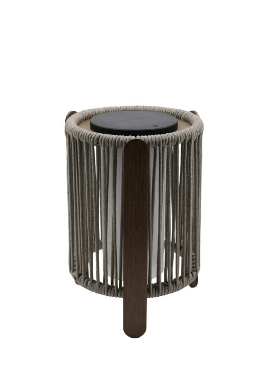 Buitenlamp / Tafellamp Bo solar light - Teaklook