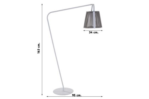 Staande lamp / Tuinlamp Bo solar light - Wit - Afbeelding 3