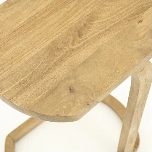 Laptoptafel Enzo Mangohout - Naturel - Afbeelding 2