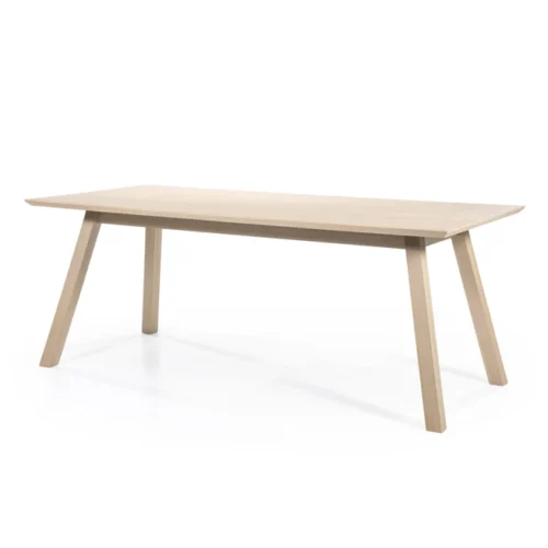 Eettafel Thomas Eikenhout 220 x 90cm - Naturel - Afbeelding 2