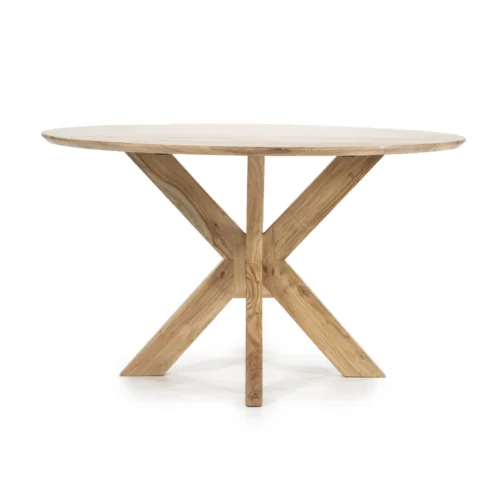 Ronde Eettafel Nikki Acaciahout 130 cm - Naturel