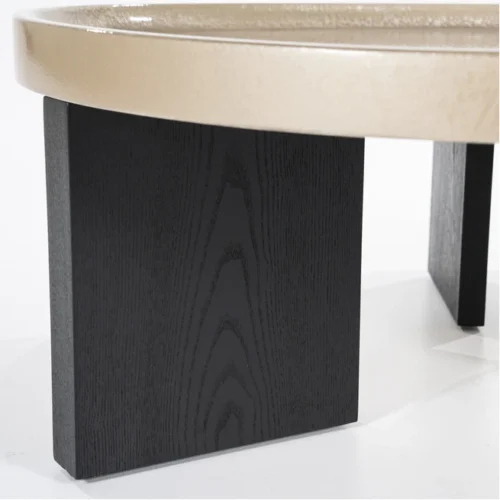 Ronde Salontafel Mayson 90cm - Beige - Afbeelding 3