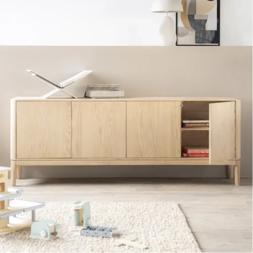 Dressoir Harvey Eikenhout 200 cm - Naturel