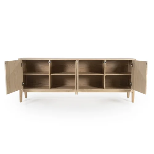 Dressoir Harvey Eikenhout 200 cm - Naturel - Afbeelding 5