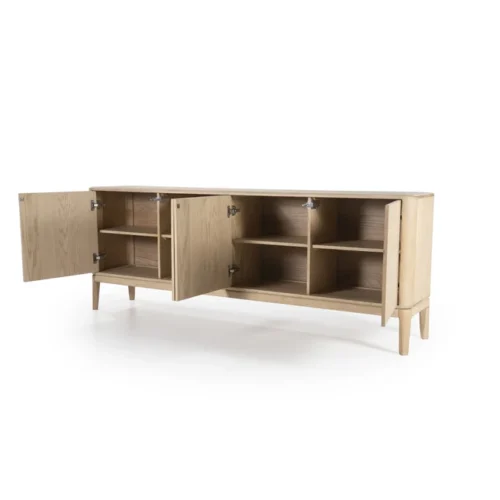 Dressoir Harvey Eikenhout 200 cm - Naturel - Afbeelding 4