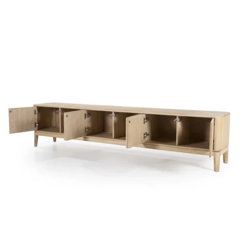 TV-meubel Harvey Eikenhout 220 cm - Naturel - Afbeelding 3