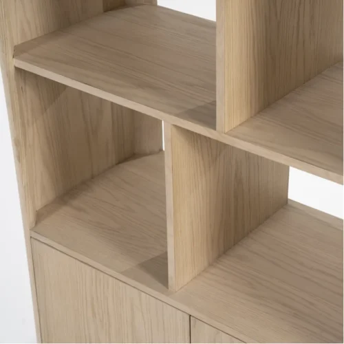 Boekenkast Harvey Eikenhout 180 x 90 cm - Naturel - Afbeelding 7