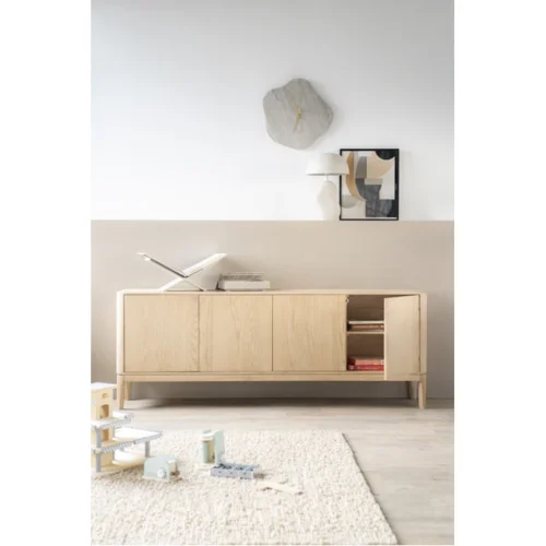 Dressoir Harvey Eikenhout 200 cm - Naturel - Afbeelding 10