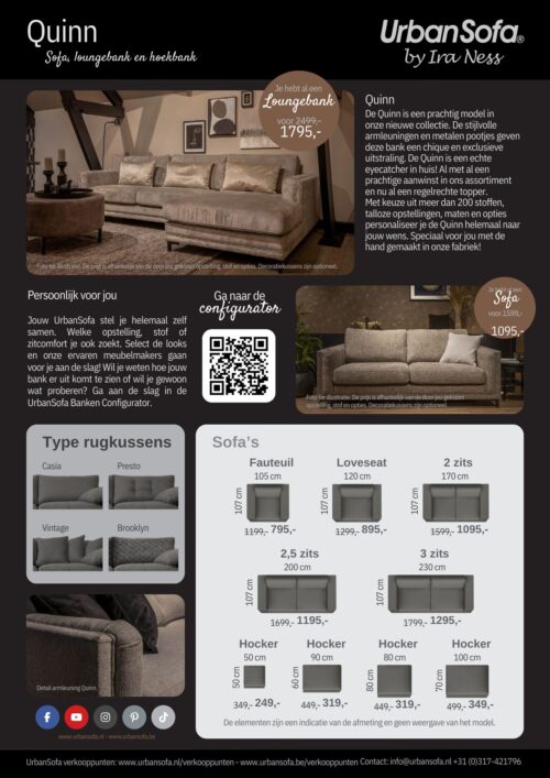 Modulaire Bank Quinn - zelf samenstellen - Afbeelding 2