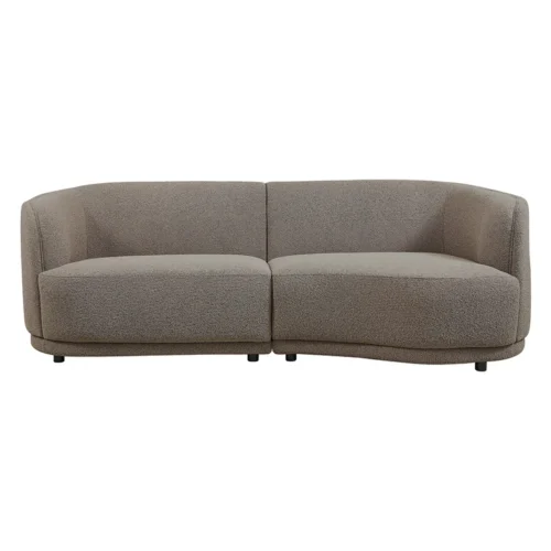 Loungebank Leicester Bouclé - Taupe - Afbeelding 2