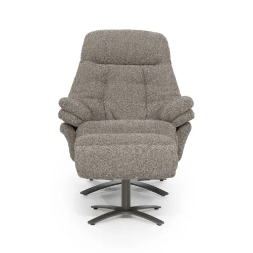 Verstelbare Fauteuil Caleb Met voetenbank -  Taupe - Afbeelding 2