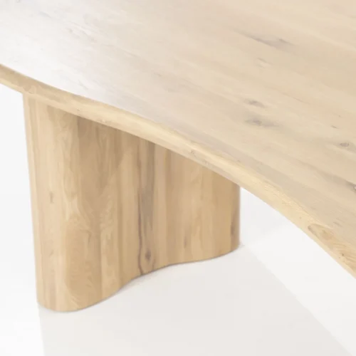 Organische Eettafel Josh 300 x 110 cm - kleur Naturel - Afbeelding 4