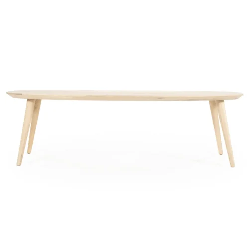 Deens Ovale Eettafel Elijah 300 x 100cm - kleur Naturel