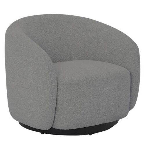 Draaifauteuil Belfast Bouclé - Taupe