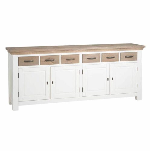 Dressoir Parma 220 cm - Wit - Afbeelding 3