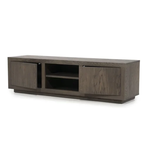 TV-meubel Helsinki Eikenhout 160 cm - Bruin - Afbeelding 2