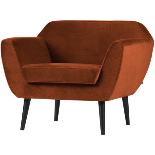 Fauteuil Rocco Velvet - Roest