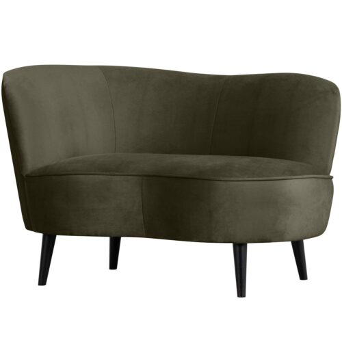 Lounge Fauteuil Sara - Warm Groen (links)